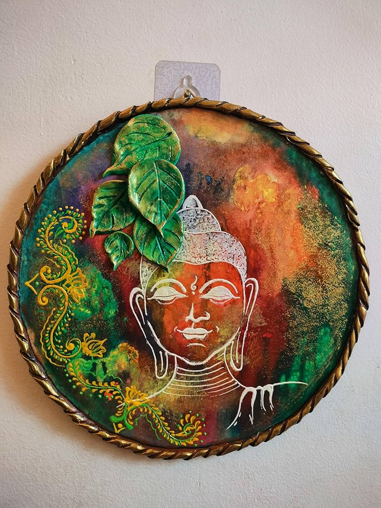 Artisan Crafted Round Decor Piece