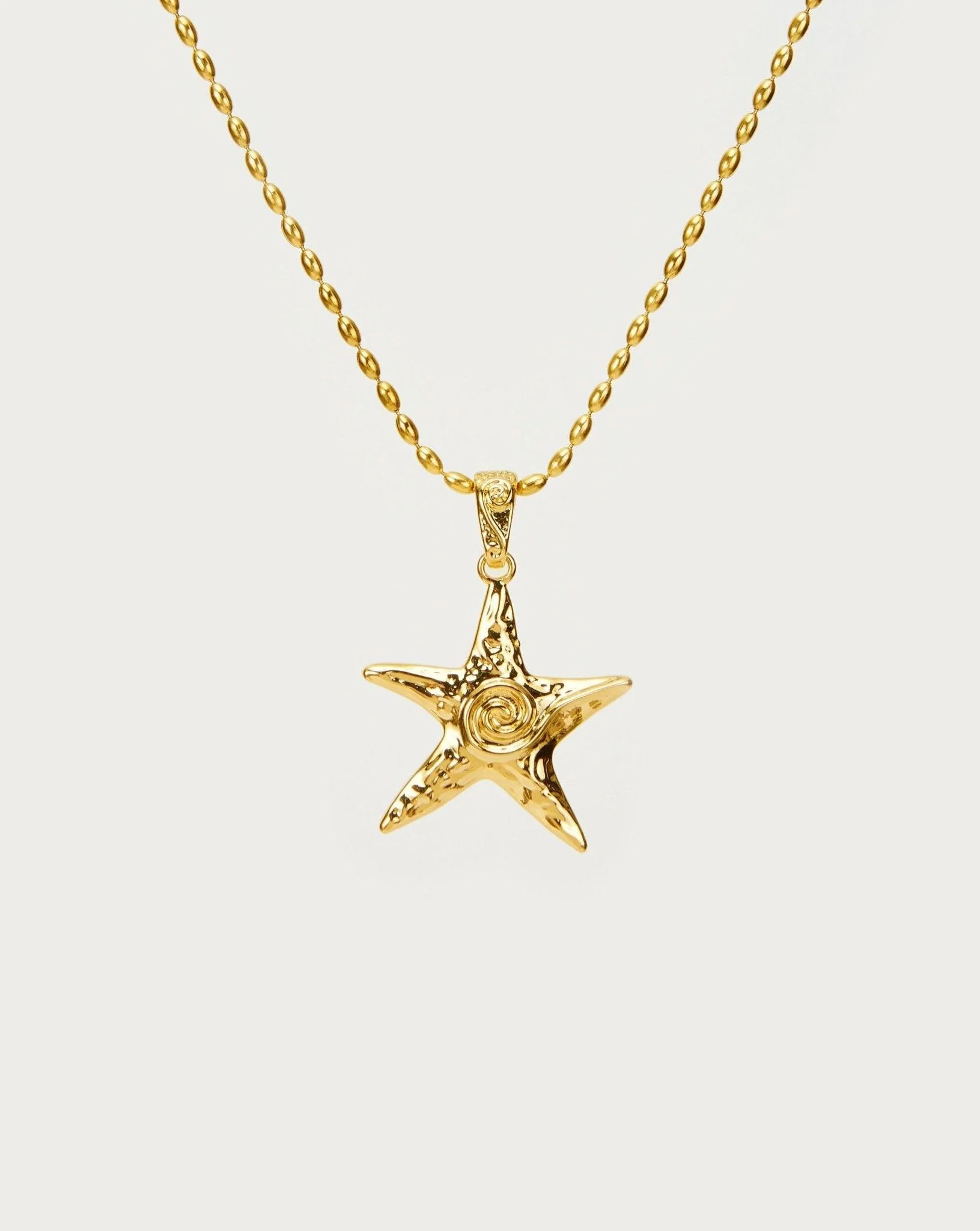 Golden Star Pendant Necklace