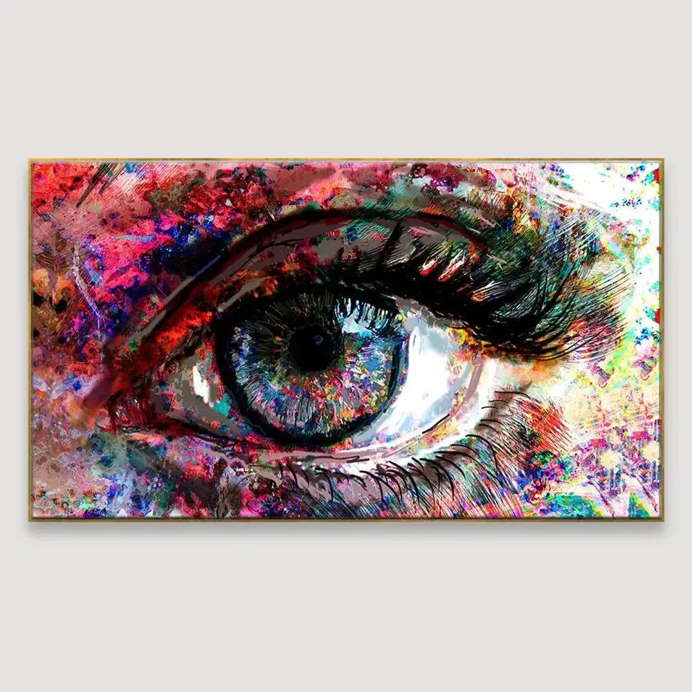 Chromatic Eye Canvas Painting